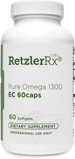 Load image into Gallery viewer, RetzlerRx Pure Omega 1300 EC omega-3 fish oil softgels for heart brain and joint support