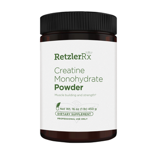 Load image into Gallery viewer, Creatine Monohydrate Powder – Micronized Creatine for Strength, Power &amp; Recovery by RetzlerRx® Protein and Collagen Dr. Retzler’s Line of Premier Supplements HormoneSynergy