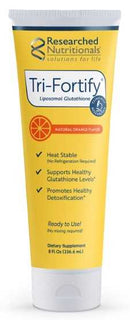 Load image into Gallery viewer, Tri-Fortify® Liposomal Glutathione Tube Orange - 48 Servings by Researched Nutritionals®® Antioxidant Dr. Retzler’s Line of Premier Supplements HormoneSynergy
