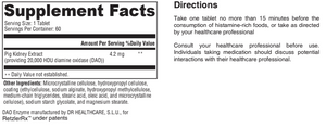 Hist Arrest by RetzlerRx® | 20,000 HDU Diamine Oxidase for Histamine Balance