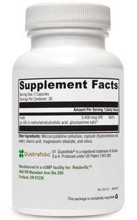 Load image into Gallery viewer, 5-MTHF | Advanced Folate Supplement for Energy &amp; Heart Health 5-MTHF / Methylation Dr. Retzler’s Line of Premier Supplements HormoneSynergy