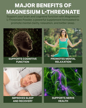 Load image into Gallery viewer, Magnesium L-Threonate Powder by RetzlerRx® BERRY FLAVOR | Brain Health &amp; Cognitive Support | Magtein