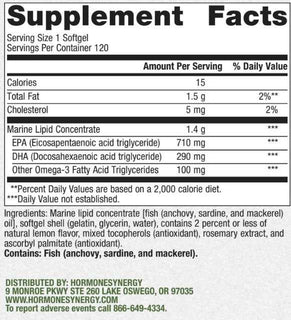 Load image into Gallery viewer, RetzlerRx® OmegaSynergy EPA-DHA 1000 – High Absorption Triglyceride Fish Oil Cardiometabolic &amp; Heart Health Collection HormoneSynergy