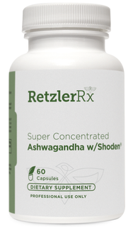 Load image into Gallery viewer, RetzlerRx Ashwagandha with Shoden adaptogen supplement for stress, sleep, energy, and mental clarity support