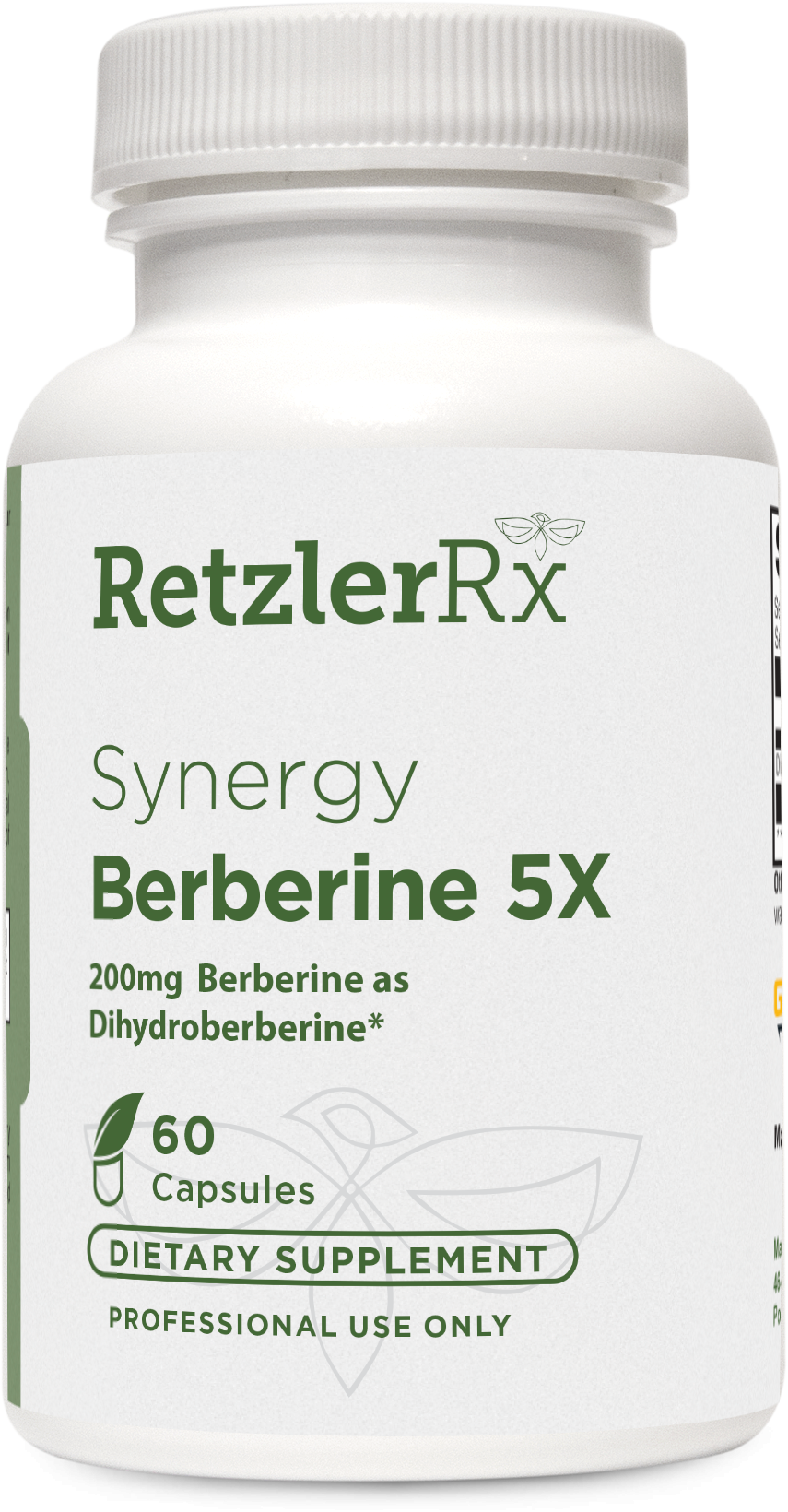 Synergy Berberine 5Xโข - 200mg. Berberine Supplement