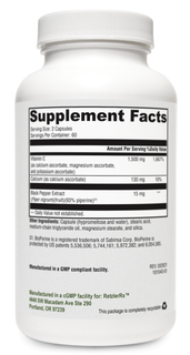 Load image into Gallery viewer, RetzlerRx® Synergy "C" 1500 mg – Enhanced Vitamin C with BioPerine® Dr. Retzler’s Line of Premier Supplements HormoneSynergy