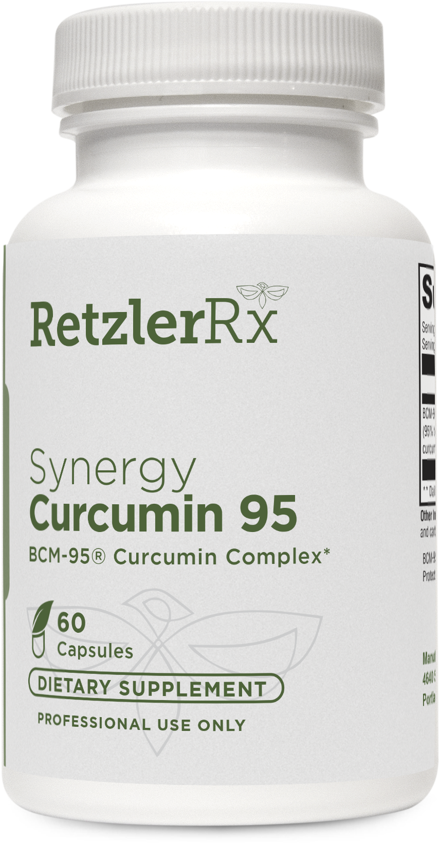 Synergy Curcumin 95 - BCM-95® Curcumin Complex by RetzlerRx™