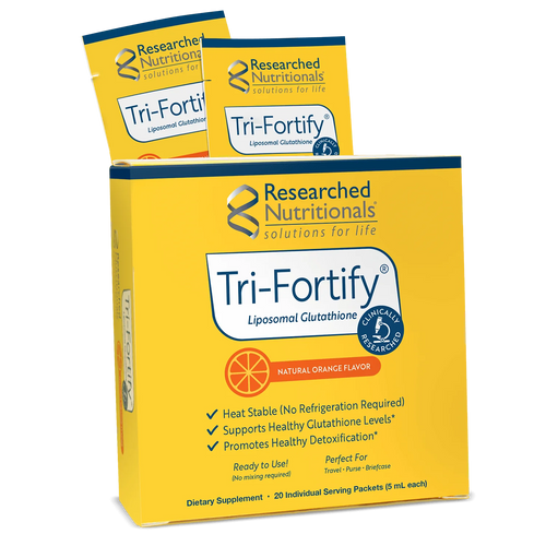 Tri-Fortify® Liposomal Glutathione Packets Orange - 20 Servings by Researched Nutritionals®®