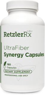 Load image into Gallery viewer, RetzlerRx UltraFiber Synergy Capsules with natural Propolmannan fiber for digestive regularity, satiety, and gut health support