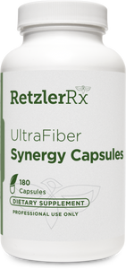 UltraFiber Synergy Capsules by Dr. RetzlerRx™ - (180 Capsules) 100% Natural and Soluble Propolmannan Fiber