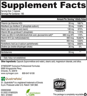 Load image into Gallery viewer, B Active Complex – Advanced Vitamin B Complex with Methylated B12 &amp; Folate 5-MTHF / Methylation Dr. Retzler’s Line of Premier Supplements HormoneSynergy