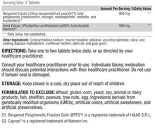 Load image into Gallery viewer, Bergamot Synergy Plus - Bergamot / Amla Extract by RetzlerRx™