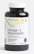 Load image into Gallery viewer, Big Bold Health Omega-3 Rejuvenate minimally processed whole food matrix omega-3 supplement for cardiovascular brain and inflammation support
