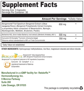 Load image into Gallery viewer, Cholest Protect - Citrus Bergamot, Curcumin and Berberine Cardiovascular Support Cardiometabolic &amp; Heart Health Collection HormoneSynergy