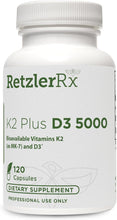 Load image into Gallery viewer, K2-D3 5000 120 Capsules