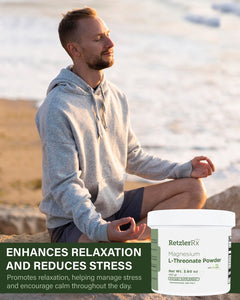 Magnesium L-Threonate Powder by RetzlerRx® | Brain Health & Cognitive Support | Magtein UNFLAVORED