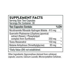 ResveraCel® Nicotinamide Riboside w/ Quercetin by Thorne