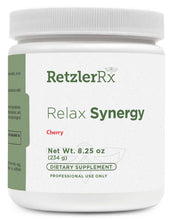 Load image into Gallery viewer, RetzlerRx Relax Synergy cherry stress support drink mix for calm mood and relaxation
