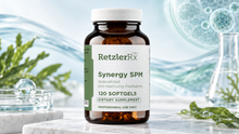 Load image into Gallery viewer, RetzlerRx Synergy SPM marine lipid supplement standardized to 18-HEPE, 17-HDHA and 14-HDHA for resolution and recovery support