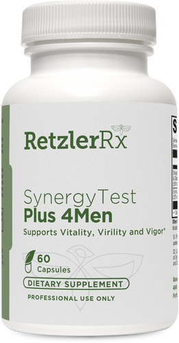 SynergyTest Plus 4Men - Supports Vitality, Virility and Vigor* by RetzlerRx™